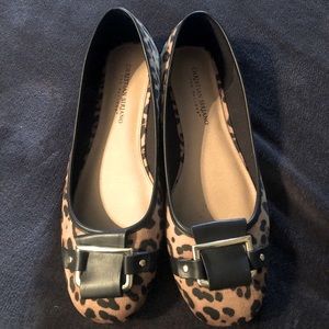 Sz 9 Womens Leopard flats by Christian Siriano